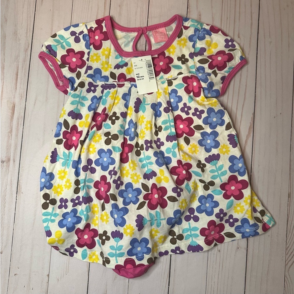 Made with love by Place dress with bloomers 12M NWT